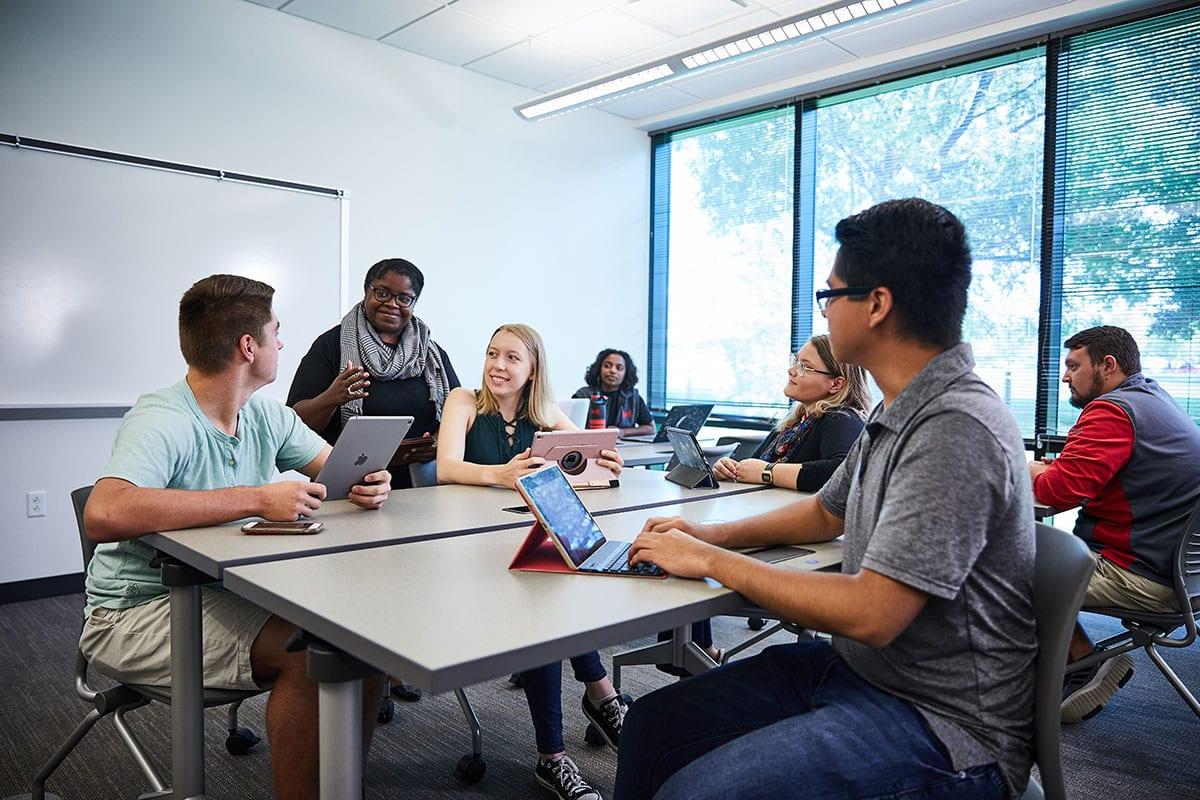 students at Maryville University